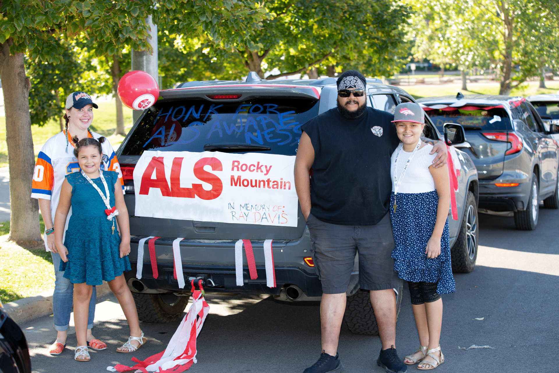 ALS decorated Van Denver Car Parade 2021